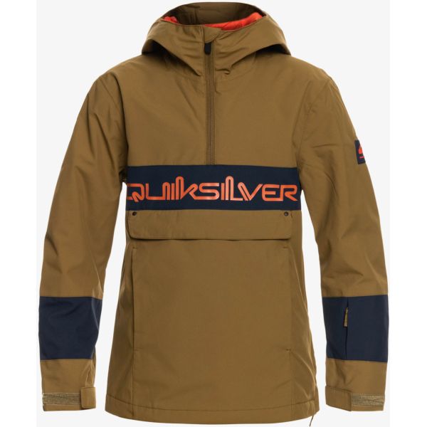 Bunda Quiksilver Steeze Youth - Hnědá - S