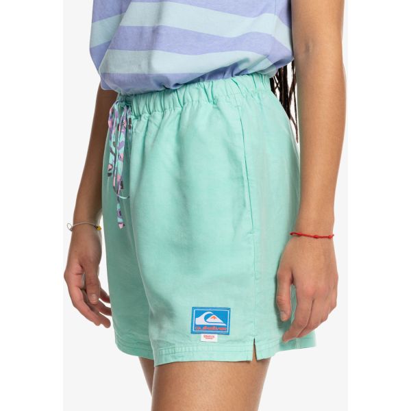 Kraťasy Quiksilver Lenora Wms - Zelená - Xl