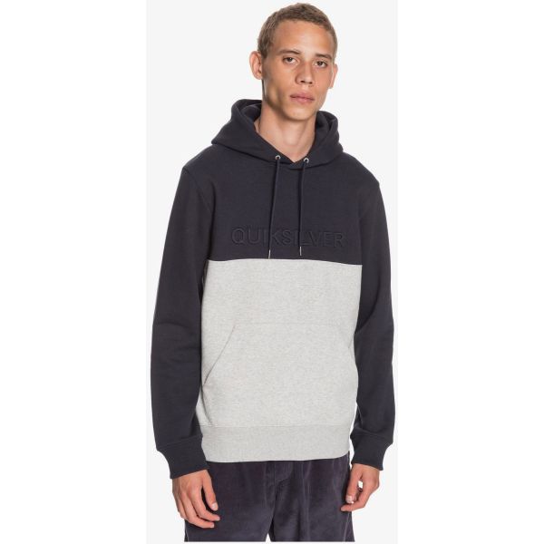 Mikina Quiksilver Emboss Block Hoodie - Černá - S