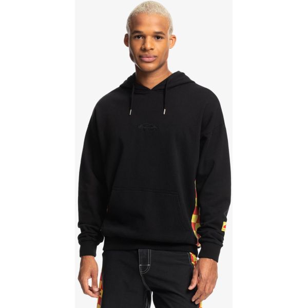 Mikina Quiksilver Surfer Boy Checker Hoo - Černá - S