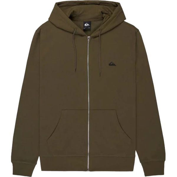 Mikina Quiksilver Basic Hood Zip - Zelená - M