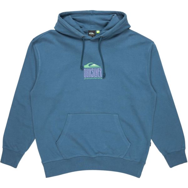 Mikina Quiksilver Apog Heritage Hoodie - Modrá - Xl