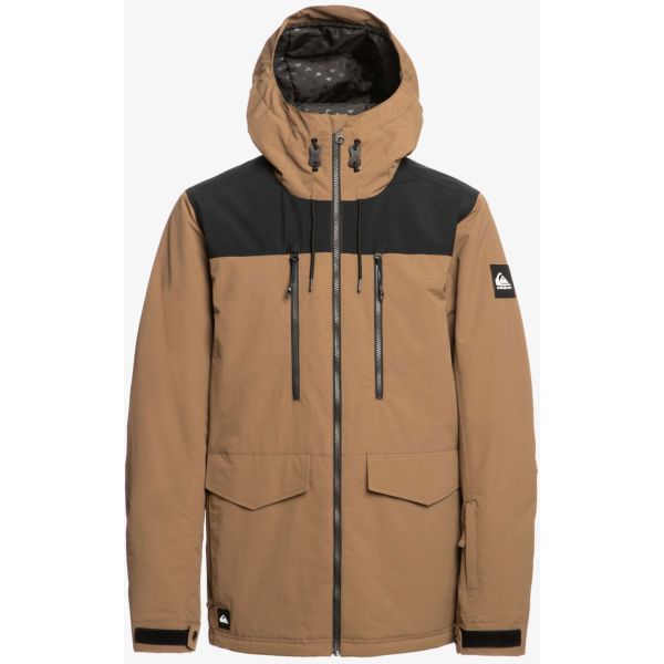 Bunda Quiksilver Fairbanks - Hnědá - Xs