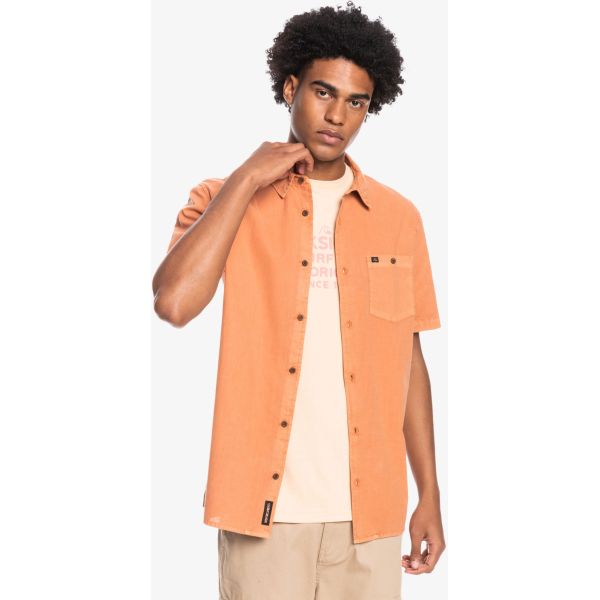 Košile Quiksilver Bolam S/S - Oranžová - S