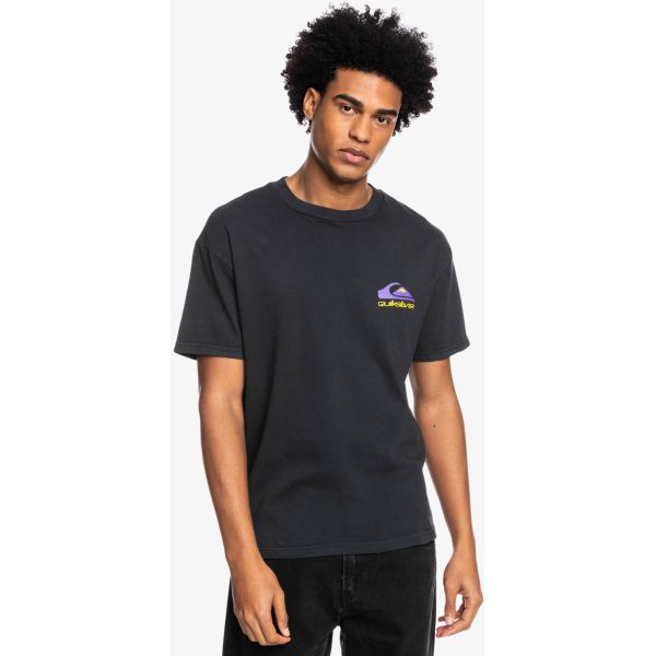Triko Quiksilver Psychedelic Salt S/S - Černá - S
