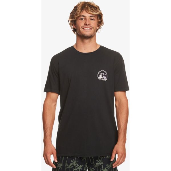 Triko Quiksilver Clean Circle S/S - Černá - S