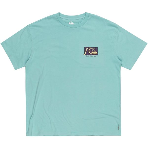 Triko Quiksilver Take Us Back Bubble S/S - Modrá - Xxl