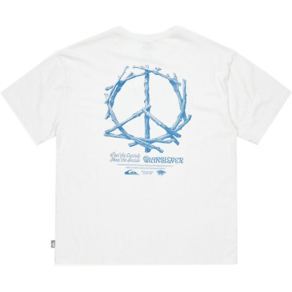 Triko Quiksilver Hw Tree Connection - Bílá - Xxl