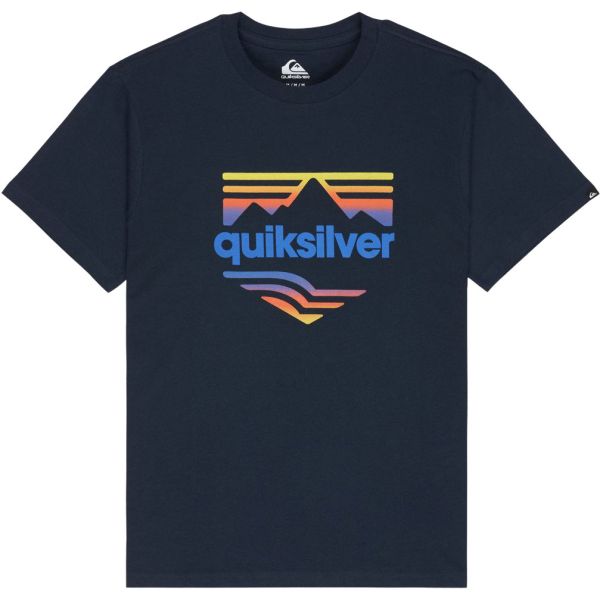 Triko Quiksilver Ev Horizon Fade - Modrá - Xxl