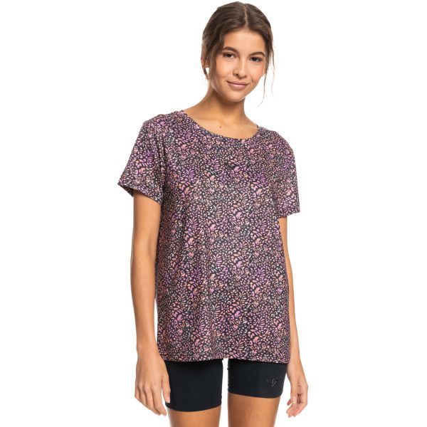 Triko Roxy Signature Moves Printed - Fialová - S
