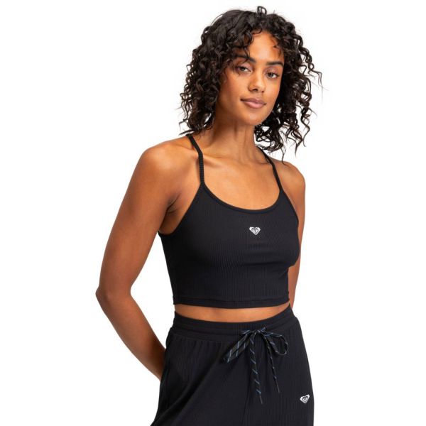 Tílko Roxy Rise & Vibe Rib - Černá - L