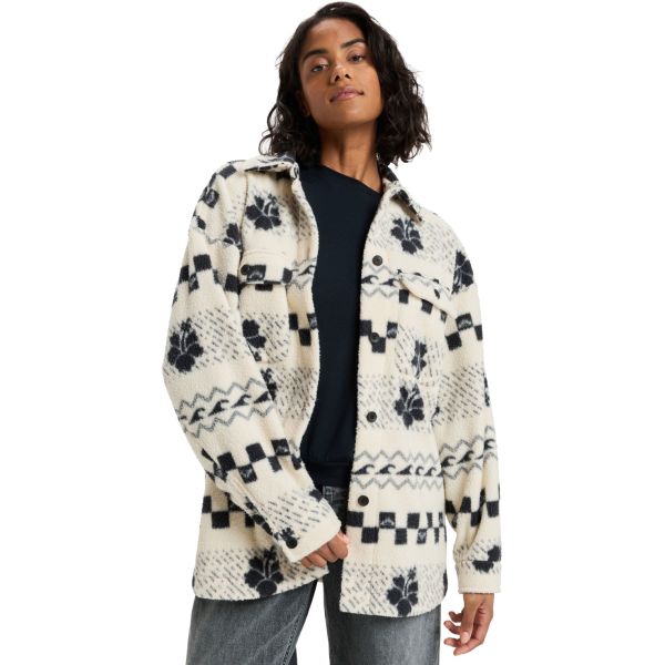 Mikina Roxy Morning Crush Wms - Bílá - M
