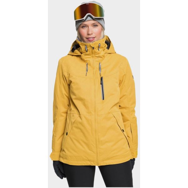 Bunda Roxy Presence Parka - Žlutá - S