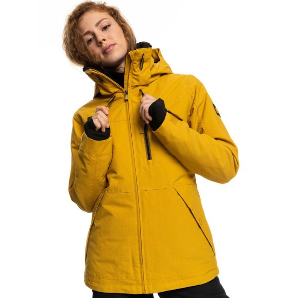 Bunda Roxy Presence Parka - Žlutá - Xs