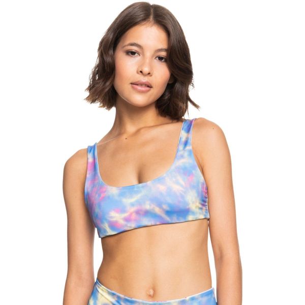 Plavky Roxy Pop Surf Bralette Sporty - Modrá - S