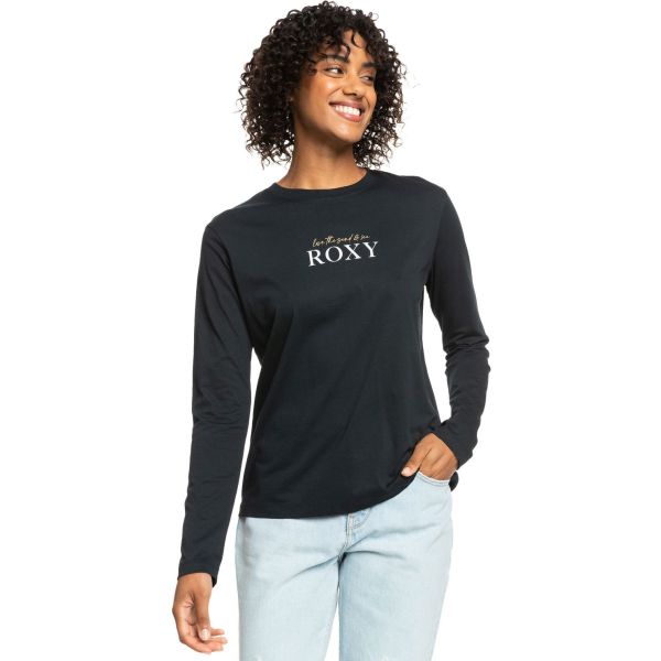 Triko Roxy I Am From The Atlantic L/S - Černá - S