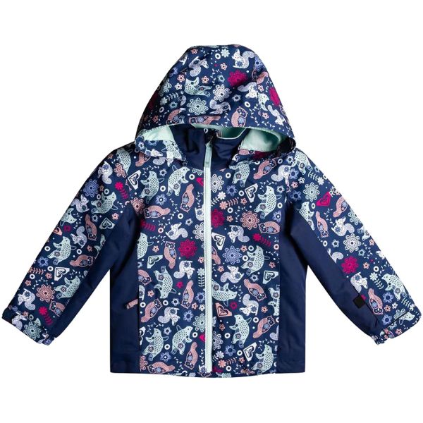 Bunda Roxy Snowytale Kids - Fialová - 4/5