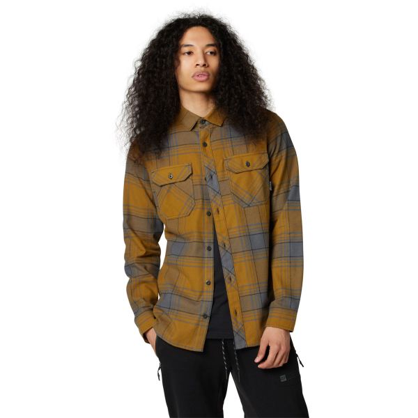Košile Fox Traildust 2.0 Flannel - Hnědá - M