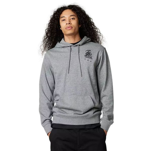 Mikina Fox Coastal Blues Po Fleece - Šedá - S
