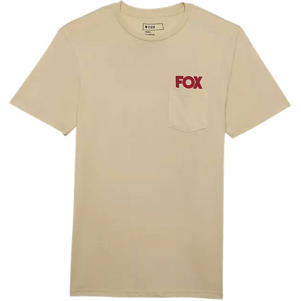 Triko Fox Big F Premium S/S - Béžová - Xl