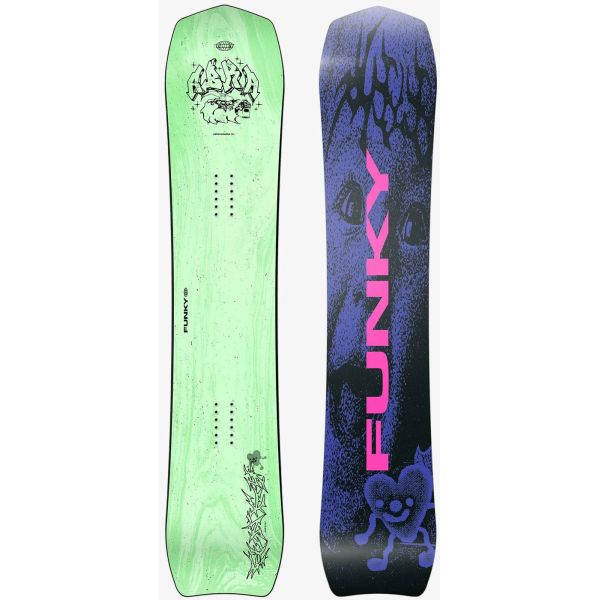 Snowboard Funky Abracadabra - Zelená - 154Mw