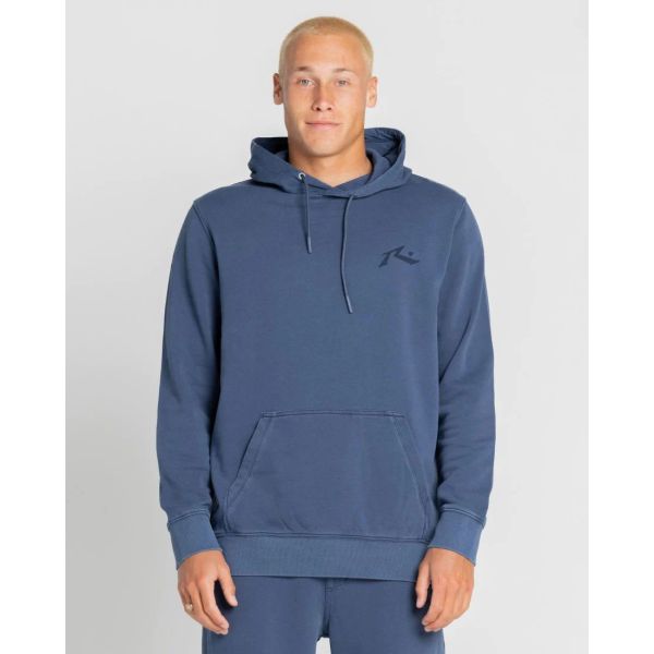 Mikina Rusty Comp Wash Hood Fleece - Modrá - S