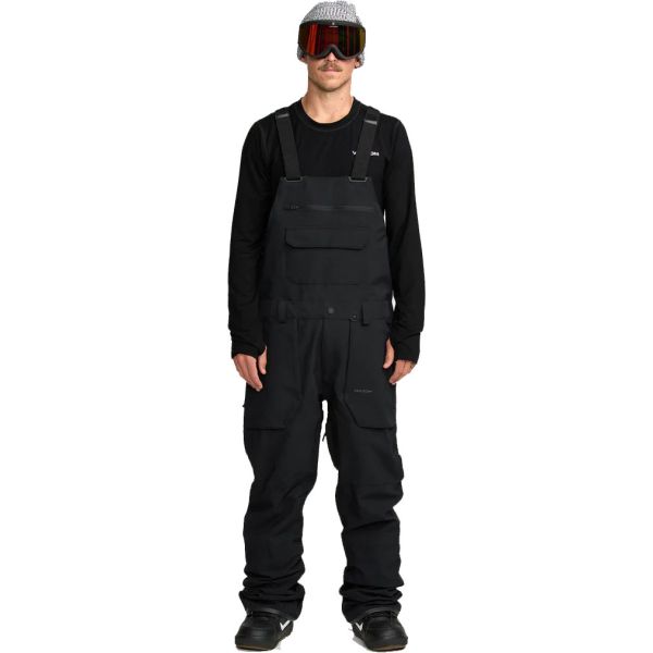 Kalhoty Snb Volcom Roan Bib Overall - Černá - Xl