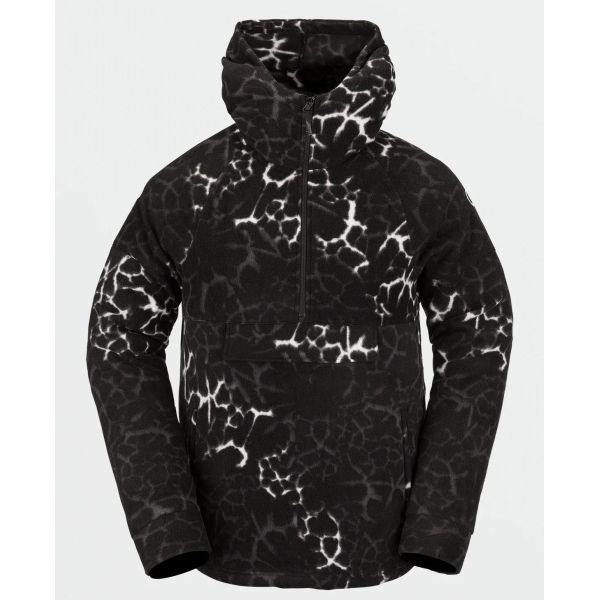 Mikina Volcom V-Science Fleece 1/2 Zip - Černá - S