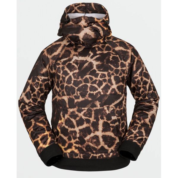 Mikina Volcom Hydro Riding Hoodie - Hnědá - Xl