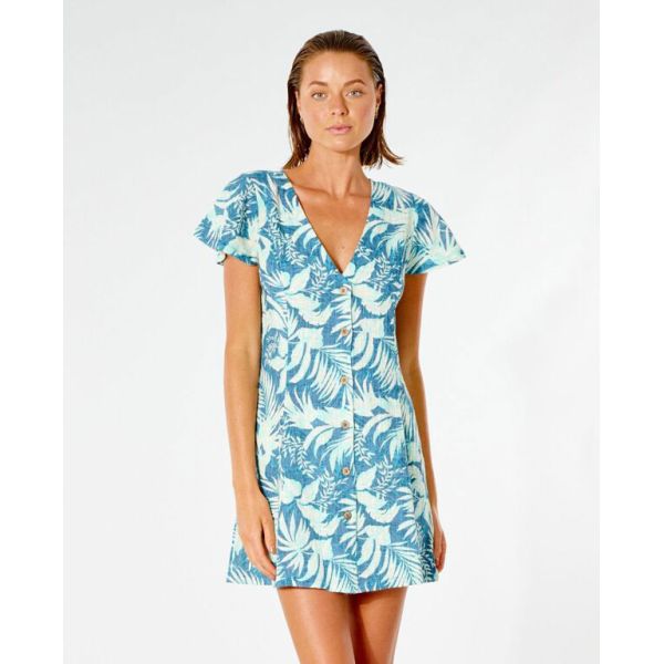 Šaty Rip Curl Sun Rays Mini - Modrá - Xs