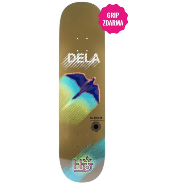 Sk8 Deska Habitat Brian Delatorre Speed  - Hnědá - 8.0