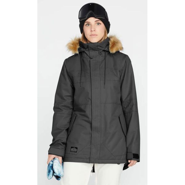 Bunda Volcom Fawn Ins Wms - Černá - Xs