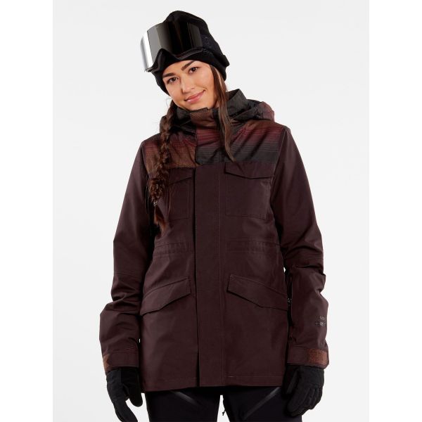 Bunda Volcom Leda Gore-Tex Wms - Hnědá - Xs