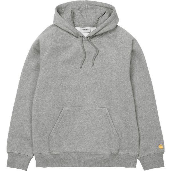 Mikina Carhartt Wip Hooded Chase - Šedá - M