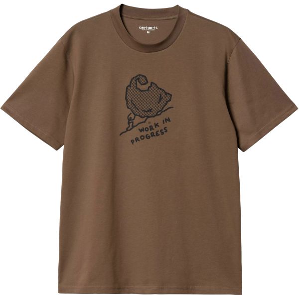 Triko Carhartt Wip Move On Up S/S - Hnědá - M