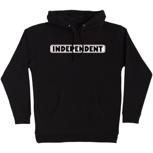 Mikina Independent Bar Logo Hood - Černá - L