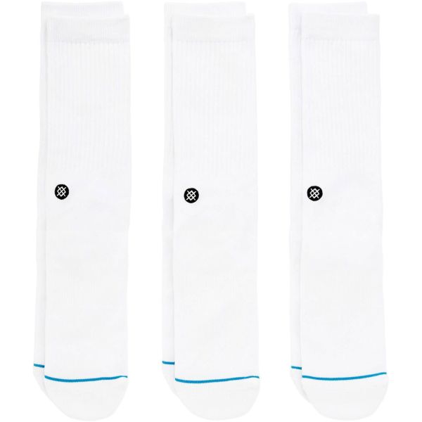 Ponožky Stance Icon 3 Pack - Bílá - M