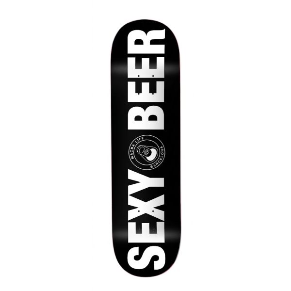 Sk8 Deska Macba Life Sexy Beer - Černá - 8.25