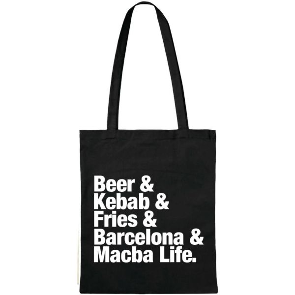 Taška Macba Life & Logo Tote - Černá - 12L