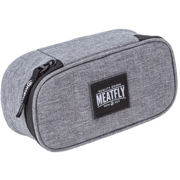 Penál Meatfly Pencil Case - Šedá - Univerzální