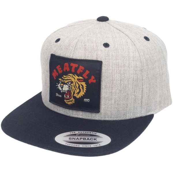 Kšiltovka Meatfly Flanker Snapback - Šedá - Univerzální
