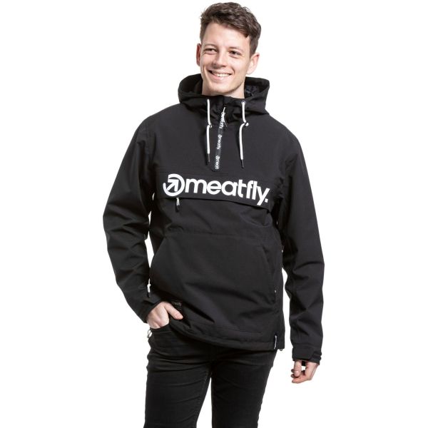Bunda Meatfly Garen - Černá - Xl