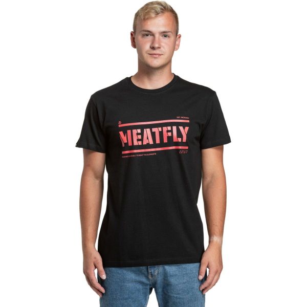 Triko Meatfly Rele - Černá - Xxl