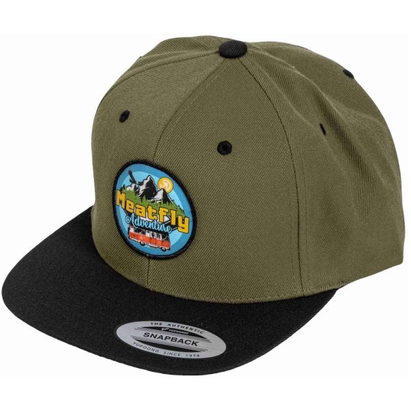 Kšiltovka Meatfly Flanker Snapback - Zelená - Univerzální