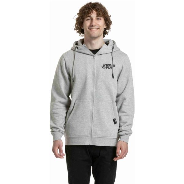 Mikina Meatfly Cooper Hoodie - Šedá - M