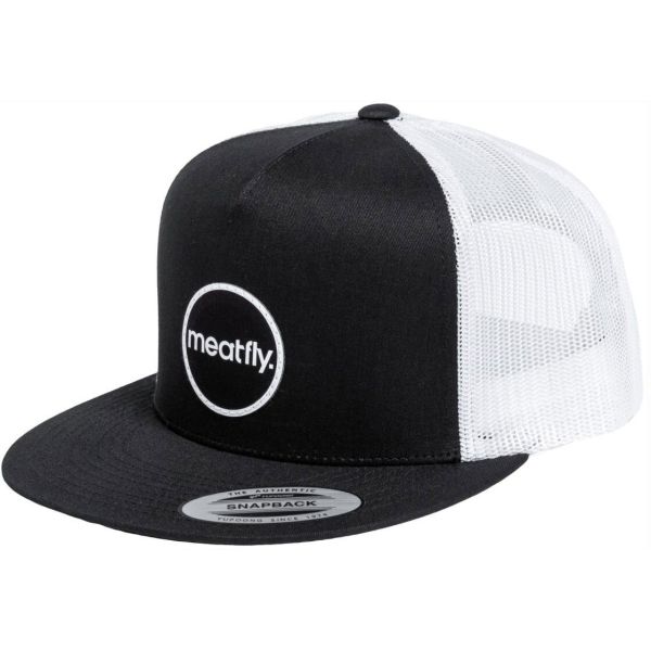 Kšiltovka Meatfly Nevil Trucker Snapback - Černá - Univerzální