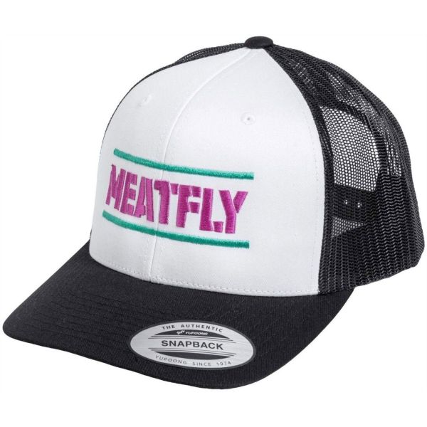 Kšiltovka Meatfly Docker Trucker - Bílá - Univerzální