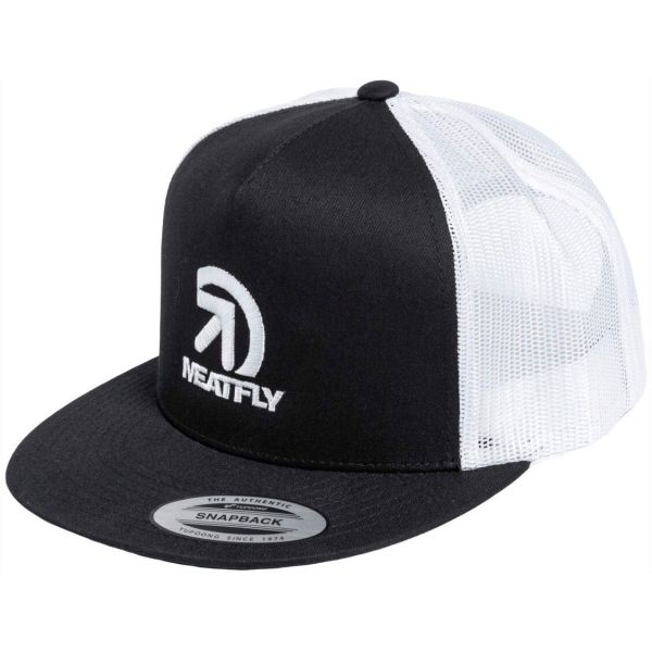 Kšiltovka Meatfly Kail Trucker Snapback - Černá - Univerzální