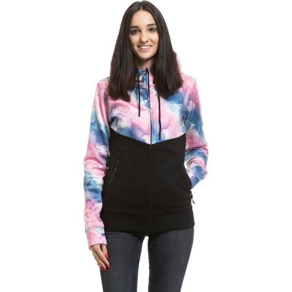 Mikina Meatfly Omni Technical Hoodie - Růžová - S