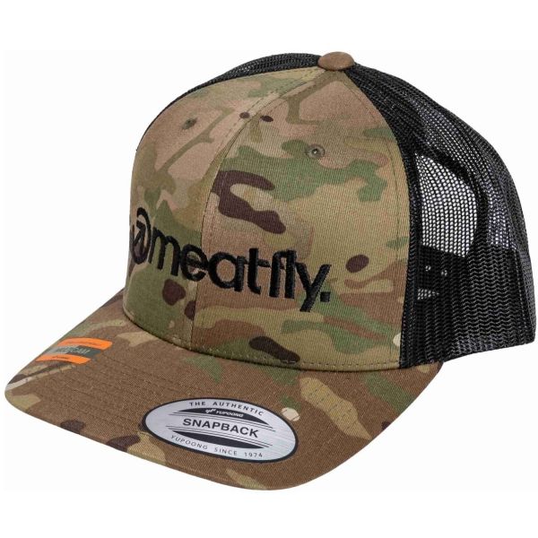 Kšiltovka Meatfly Mf Logo Trucker - Hnědá - Univerzální